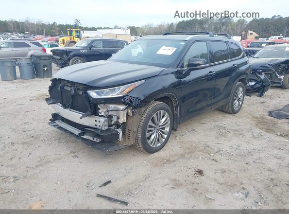 5TDFZRBH2MS073431 2021 TOYOTA HIGHLANDER Black Przód lewy