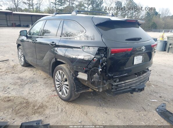 5TDFZRBH2MS073431 2021 TOYOTA HIGHLANDER Black Tył lewy