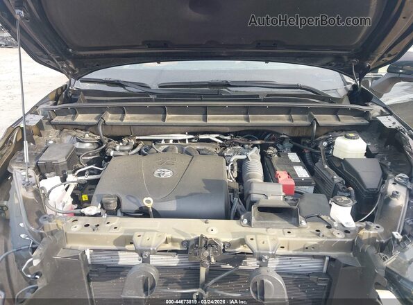 5TDFZRBH2MS073431 2021 TOYOTA HIGHLANDER Black Widok z tyłu