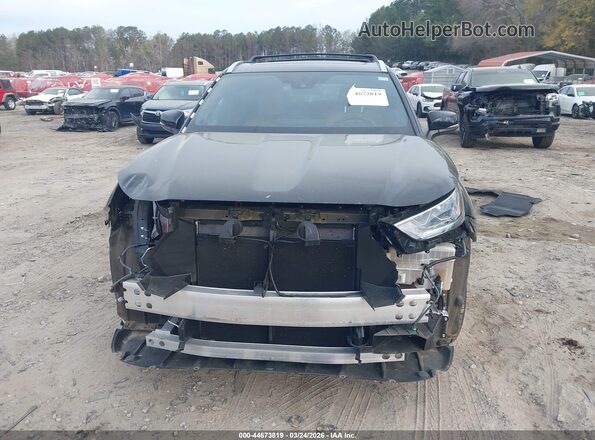 5TDFZRBH2MS073431 2021 TOYOTA HIGHLANDER Black Widok wnętrza z tyłu