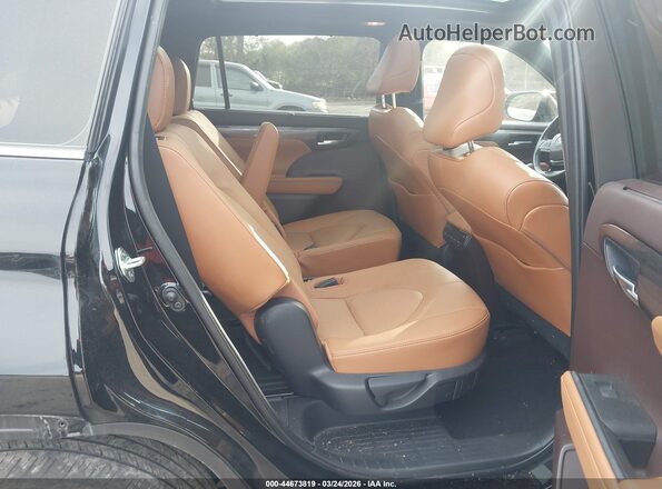 5TDFZRBH2MS073431 2021 TOYOTA HIGHLANDER Black Widok naklejki z numerem VIN
