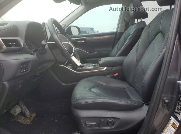 5TDFZRBH5MS107801 2021 TOYOTA HIGHLANDER Gray Vista interior delantera