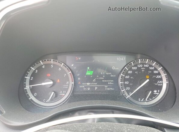5TDFZRBH5MS107801 2021 TOYOTA HIGHLANDER Gray Vista del cuadro de instrumentos