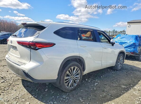 5TDFZRBH6MS135168 2021 TOYOTA HIGHLANDER White უკანა მარჯვენა