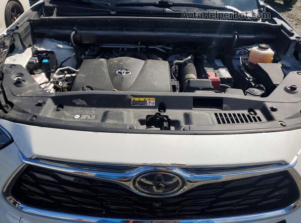 5TDFZRBH6MS135168 2021 TOYOTA HIGHLANDER White უკანა სალონის ხედი