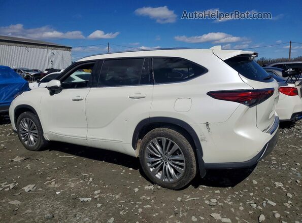 5TDFZRBH6MS135168 2021 TOYOTA HIGHLANDER White უკანა მარცხენა