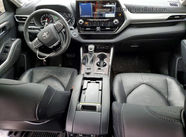 5TDFZRBH9MS144639 2021 TOYOTA HIGHLANDER Серый Вид панели приборов
