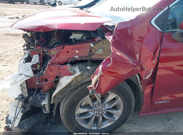 5TDJRKEC4MS064134 2021 TOYOTA LE Бордовый Вид спереди