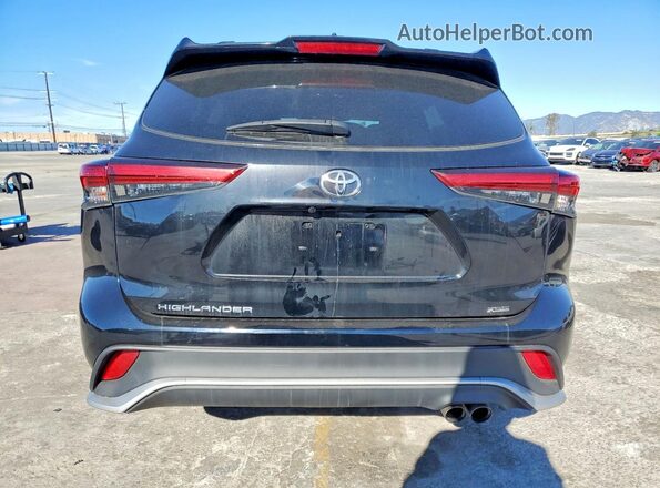 5TDJZRAH5MS082717 2021 TOYOTA HIGHLANDER Черный Вид сзади