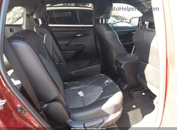 5TDJZRBH3MS074890 2021 TOYOTA HIGHLANDER Красный Вид наклейки с VIN-кодом