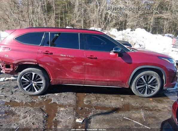 5TDJZRBH3MS074890 2021 TOYOTA HIGHLANDER Красный Панорамный вид салона 360°