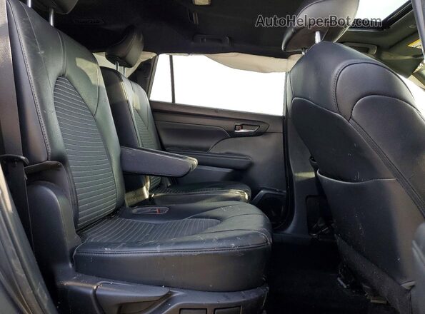 5TDJZRBH3MS133016 2021 TOYOTA HIGHLANDER Серый Вид задней части салона