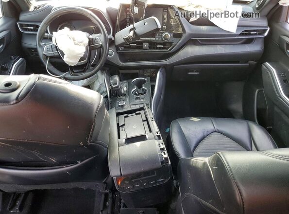 5TDJZRBH3MS133016 2021 TOYOTA HIGHLANDER Серый Вид панели приборов