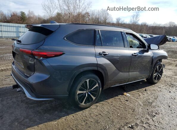 5TDJZRBH3MS133016 2021 TOYOTA HIGHLANDER Серый Задняя правая четверть