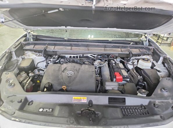 5TDJZRBH9MS126698 2021 TOYOTA HIGHLANDER Белый Вид подкапотного пространства