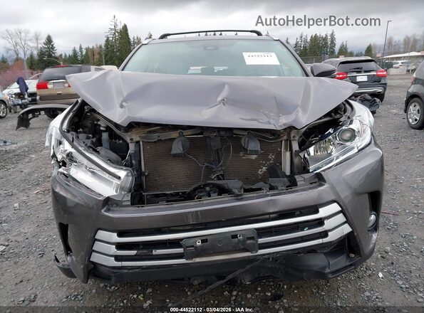 5TDJZRFH1JS534568 2018 TOYOTA LE Gray Vista frontal