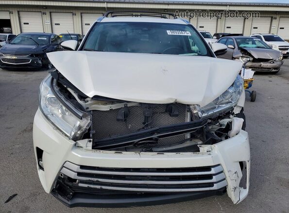 5TDJZRFH2KS587734 2019 TOYOTA HIGHLANDER White 
