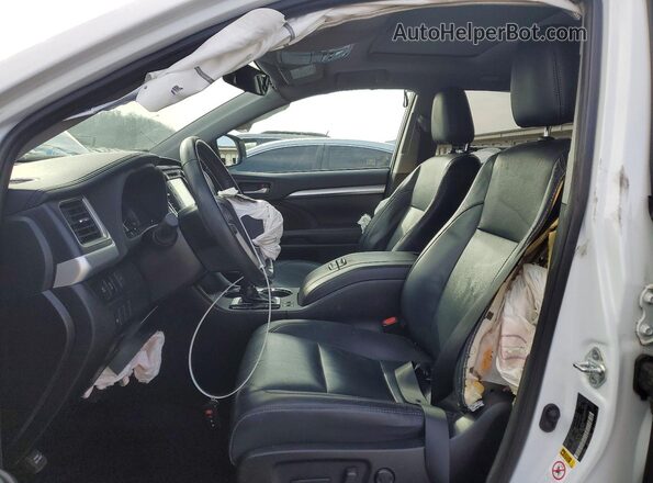 5TDJZRFH2KS587734 2019 TOYOTA HIGHLANDER White 