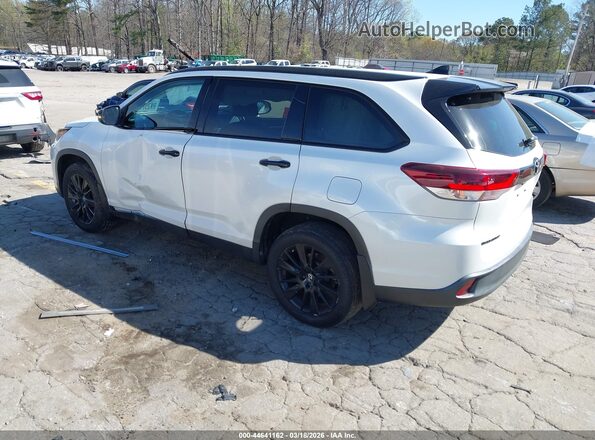 5TDJZRFH2KS975336 2019 TOYOTA HIGHLANDER White 