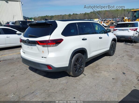 5TDJZRFH2KS975336 2019 TOYOTA HIGHLANDER White 