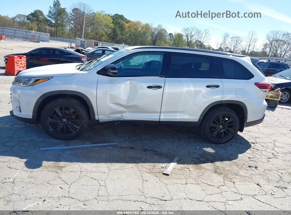 5TDJZRFH2KS975336 2019 TOYOTA HIGHLANDER White 