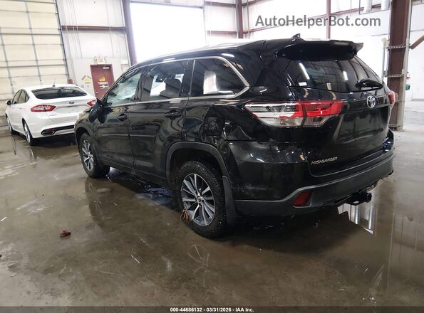 5TDJZRFH3JS541635 2018 TOYOTA LE Black უკანა მარცხენა