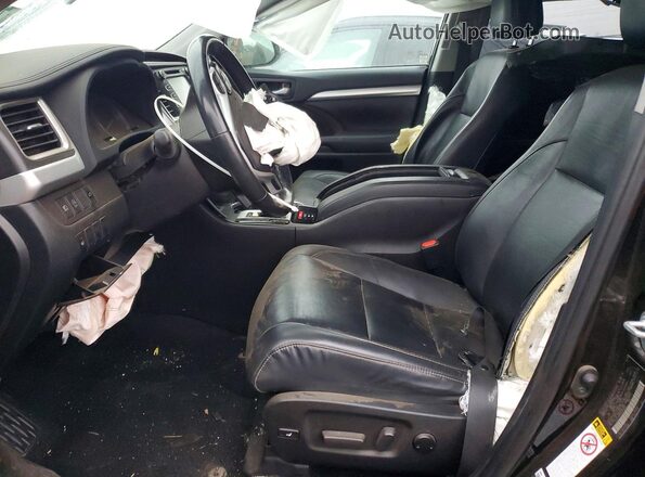 5TDJZRFH4KS618255 2019 TOYOTA HIGHLANDER Черный 