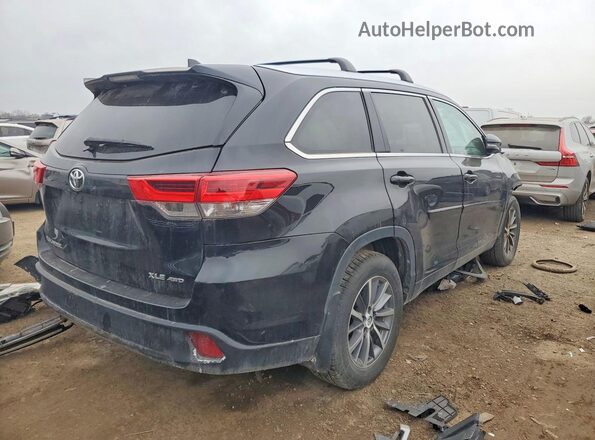 5TDJZRFH4KS618255 2019 TOYOTA HIGHLANDER Черный 