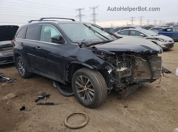 5TDJZRFH4KS618255 2019 TOYOTA HIGHLANDER Черный 