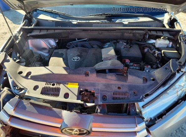 5TDJZRFH8KS565642 2019 TOYOTA HIGHLANDER Серебряный 