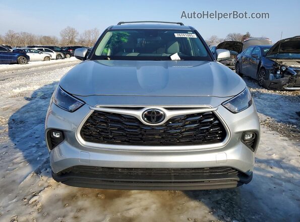 5TDKDRAH2PS500433 2023 TOYOTA HIGHLANDER Silver Вид спереду