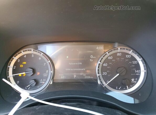 5TDKDRAH2PS500433 2023 TOYOTA HIGHLANDER Silver Вид щитка приладів