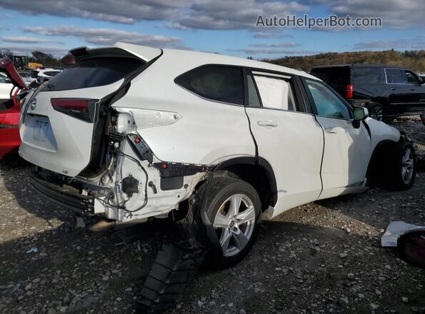 5TDKDRAH6PS007404 2023 TOYOTA HIGHLANDER Белый Задняя правая четверть