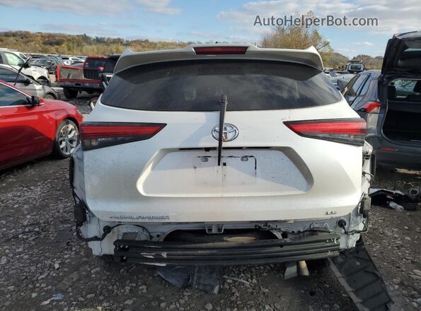 5TDKDRAH6PS007404 2023 TOYOTA HIGHLANDER Белый Вид сзади