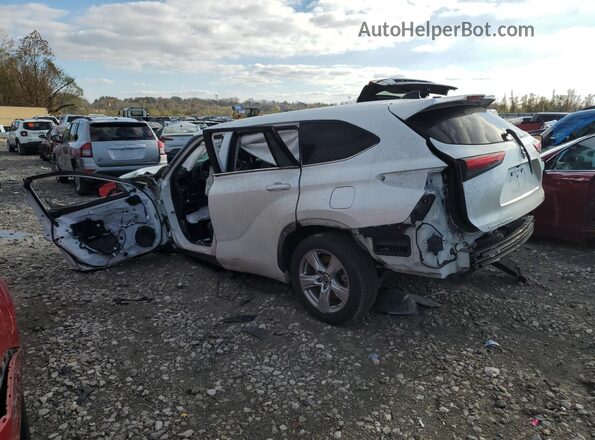 5TDKDRAH6PS007404 2023 TOYOTA HIGHLANDER Белый Задняя левая четверть