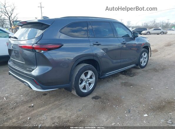 5TDKDRBH0SS585666 2025 TOYOTA HIGHLANDER Gray Rear right