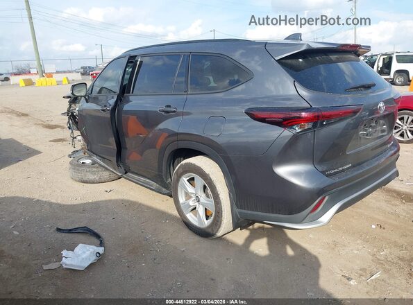 5TDKDRBH0SS585666 2025 TOYOTA HIGHLANDER Gray Rear left