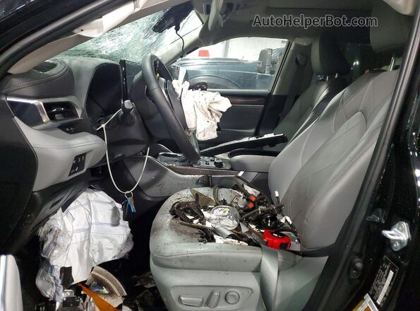 5TDKDRBH1SS576555 2025 TOYOTA HIGHLANDER Black წინა სალონის ხედი