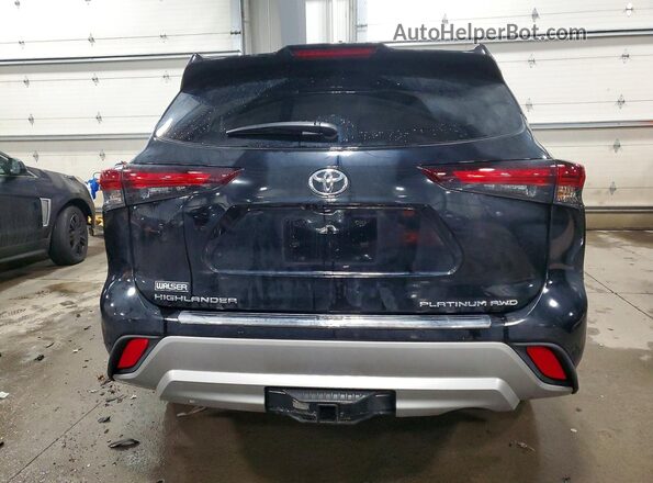 5TDKDRBH1SS576555 2025 TOYOTA HIGHLANDER Black უკანა ხედი