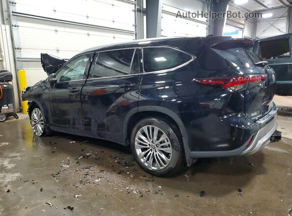 5TDKDRBH1SS576555 2025 TOYOTA HIGHLANDER Black უკანა მარცხენა