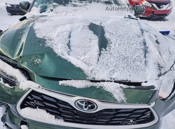 5TDKDRBH2SS583806 2025 TOYOTA HIGHLANDER Green უკანა სალონის ხედი