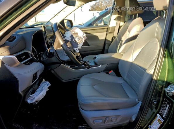 5TDKDRBH4PS511710 2023 TOYOTA HIGHLANDER Green 