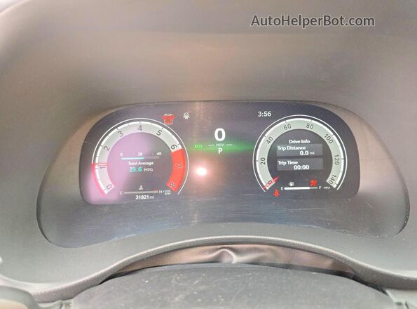 5TDKDRBH4SS576453 2025 TOYOTA HIGHLANDER Blue Вид панелі приладів