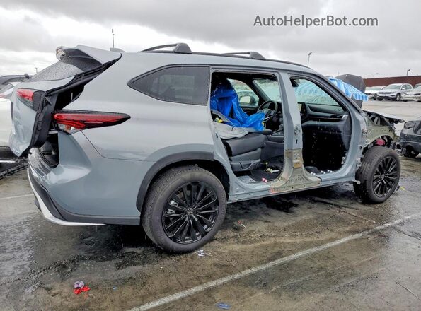 5TDKDRBH5SS589454 2025 TOYOTA HIGHLANDER Gray Հետևի աջ
