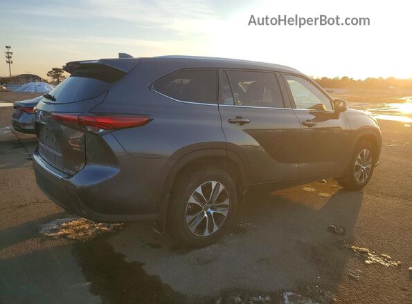 5TDKDRBH6PS036707 2023 TOYOTA HIGHLANDER Charcoal Задня права чверть