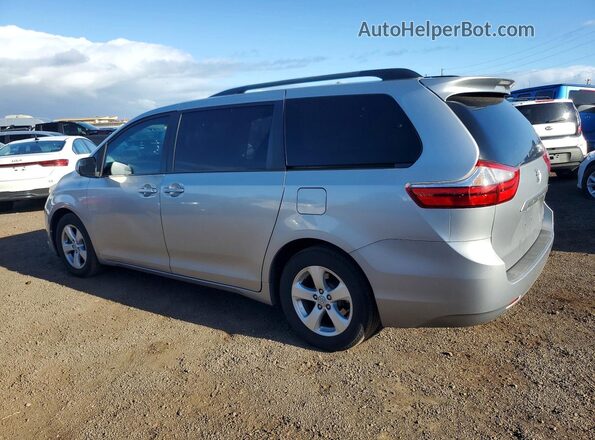 5TDKK3DC7GS691012 2016 TOYOTA SIENNA Silver Задня ліва чверть