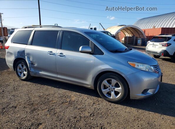 5TDKK3DC7GS691012 2016 TOYOTA SIENNA Silver Передня права чверть