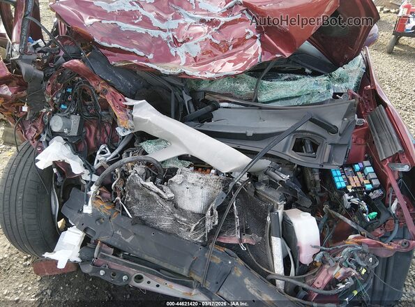 5TDKZ3DC5JS939597 2018 TOYOTA LE Red უკანა ხედი