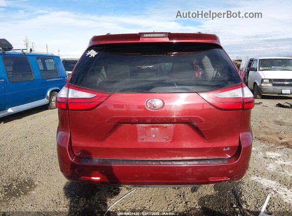 5TDKZ3DC5JS939597 2018 TOYOTA LE Red 