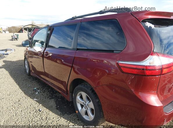 5TDKZ3DC5JS939597 2018 TOYOTA LE Red 